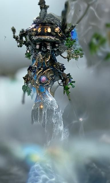 Ethereal Avatar of Creation in Fairycore Fantasy Style