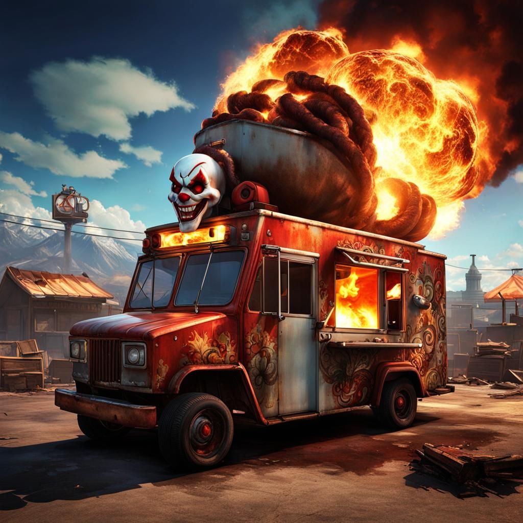 Twisted Metal Ice Cream Truck Masterpiece