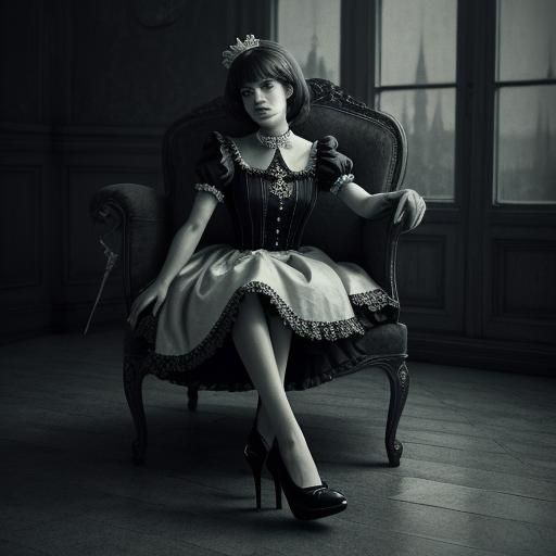 Sissymaid's Painful Curtsy in High Heels