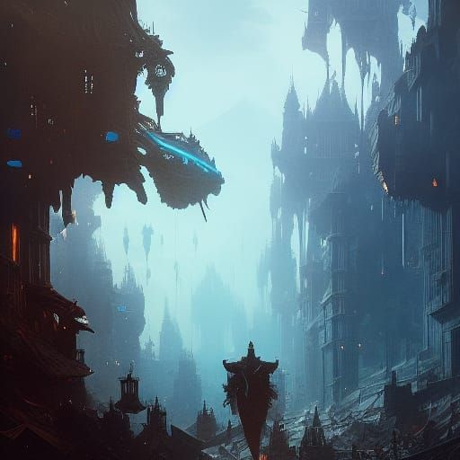 Mr. Blue Sky: Dark Fantasy Concept Art