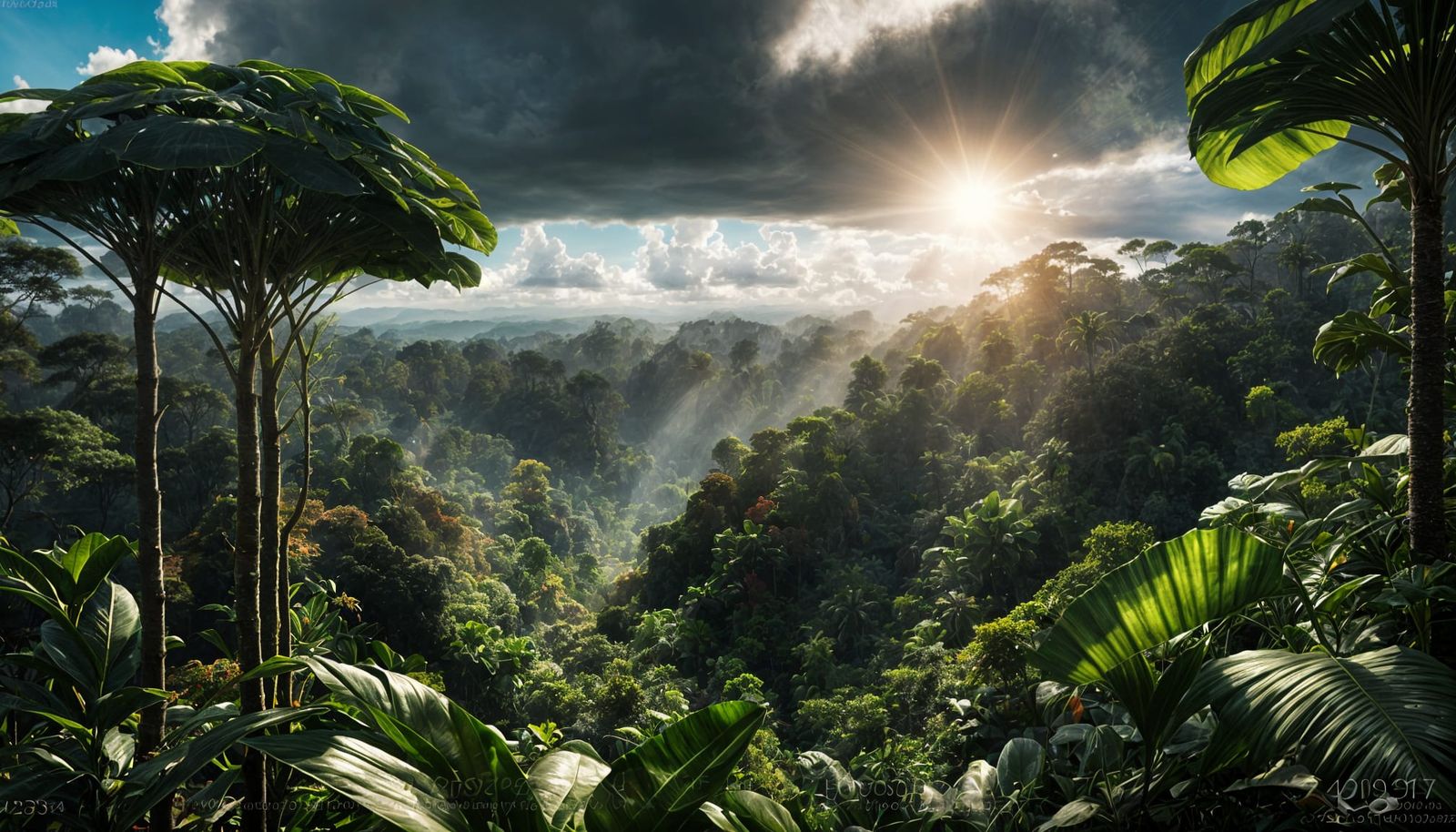 Hyperrealistic Amazon Rainforest in Photorealistic Style