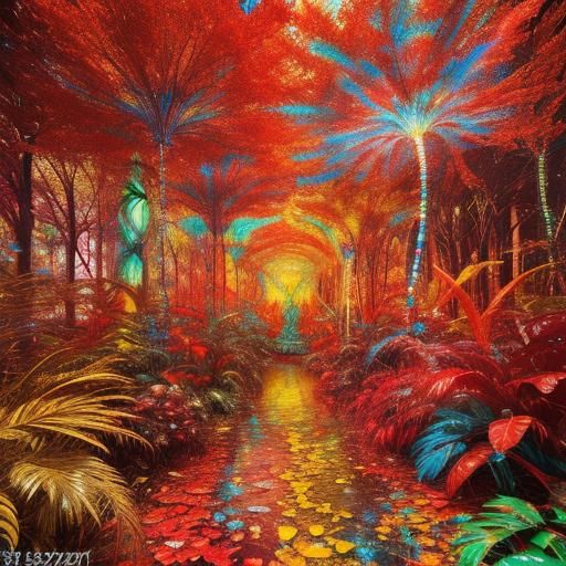 Psychedelic Portrait of Hans Christian Andersen