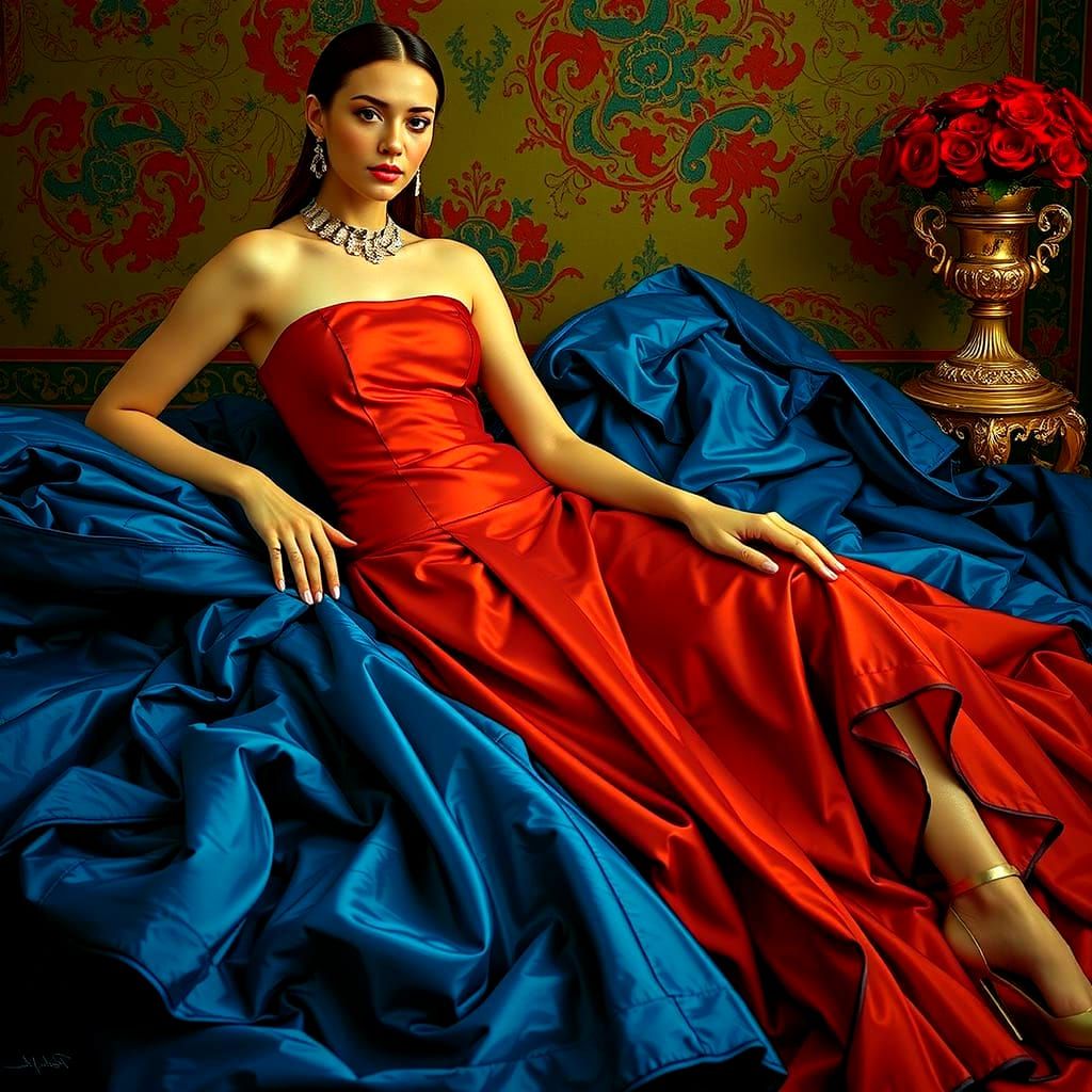 Maximalist Abstract Design in Vivid Colors