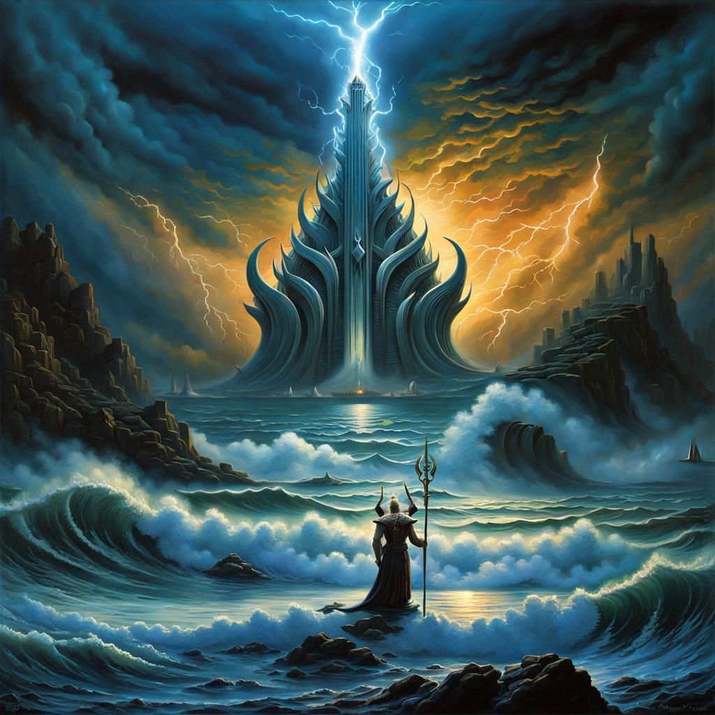 Majestic Posseidon Rises from the Deep in Stunning Hyperdeta...