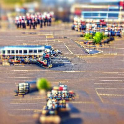Miniature World in Tilt-Shift Photography