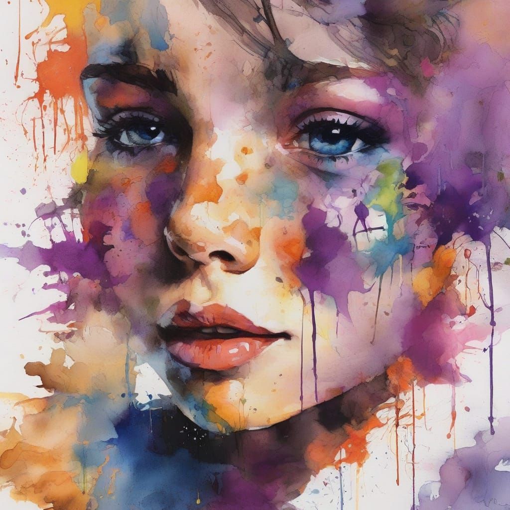 Whimsical Child in Vibrant Fantasy Landscape