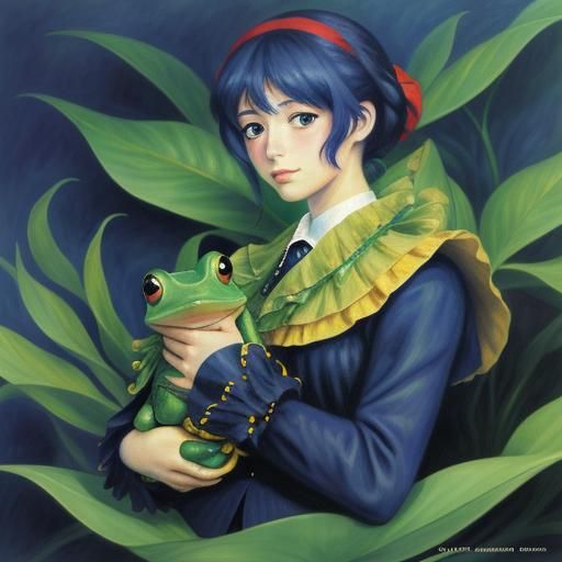 The Girl with a Frog - Joanna P.