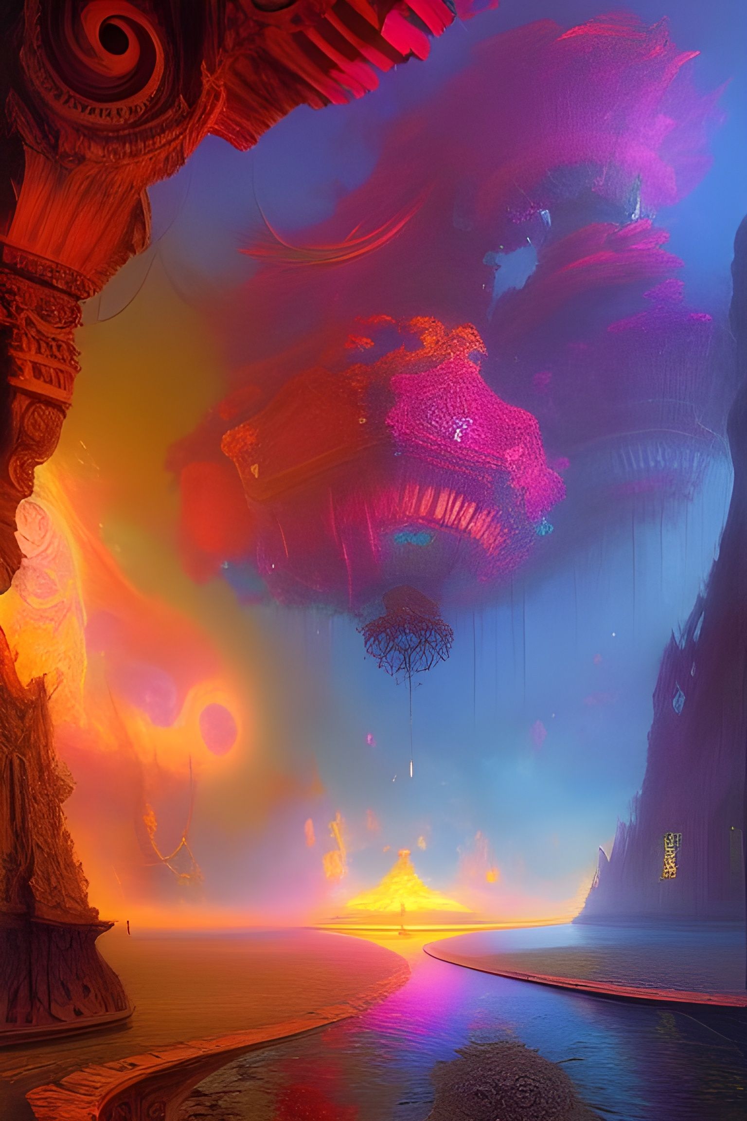 Heaven's Gate: Extravagant Fantasy Landscape