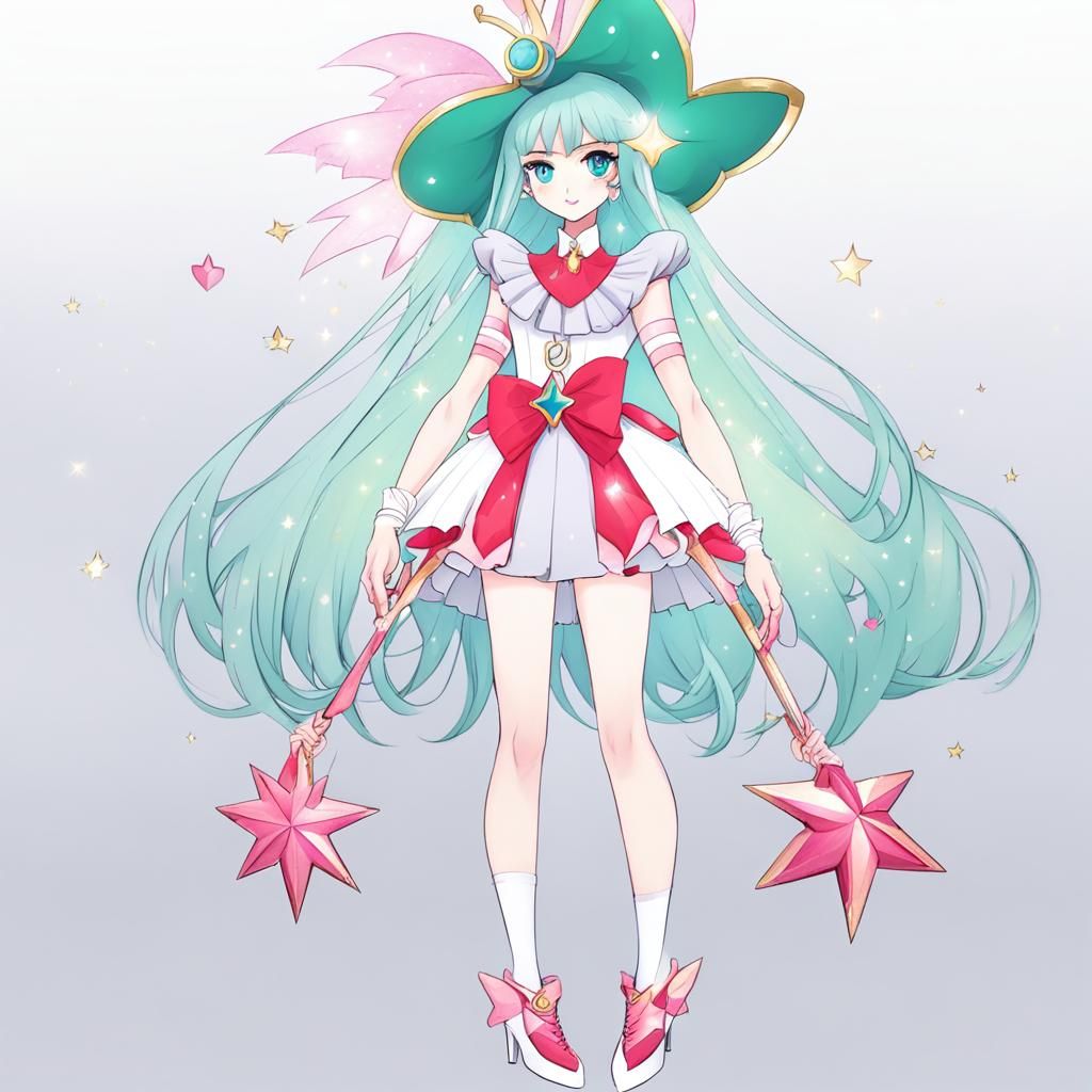 Radiant Magical Girl Character Art