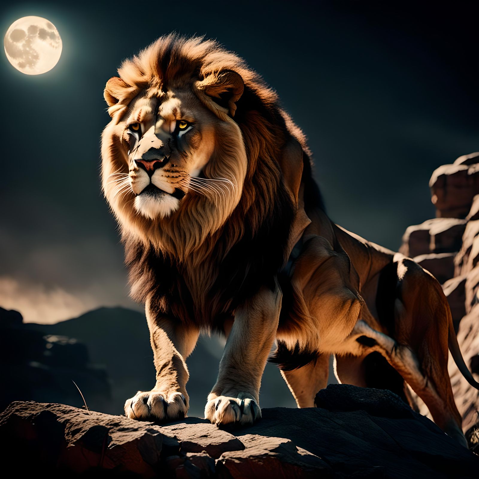 Injured Lion's Dramatic Fight for His Kingdom