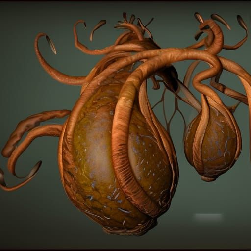 Science Fiction Birthing Pods in Detailed Matte Painting