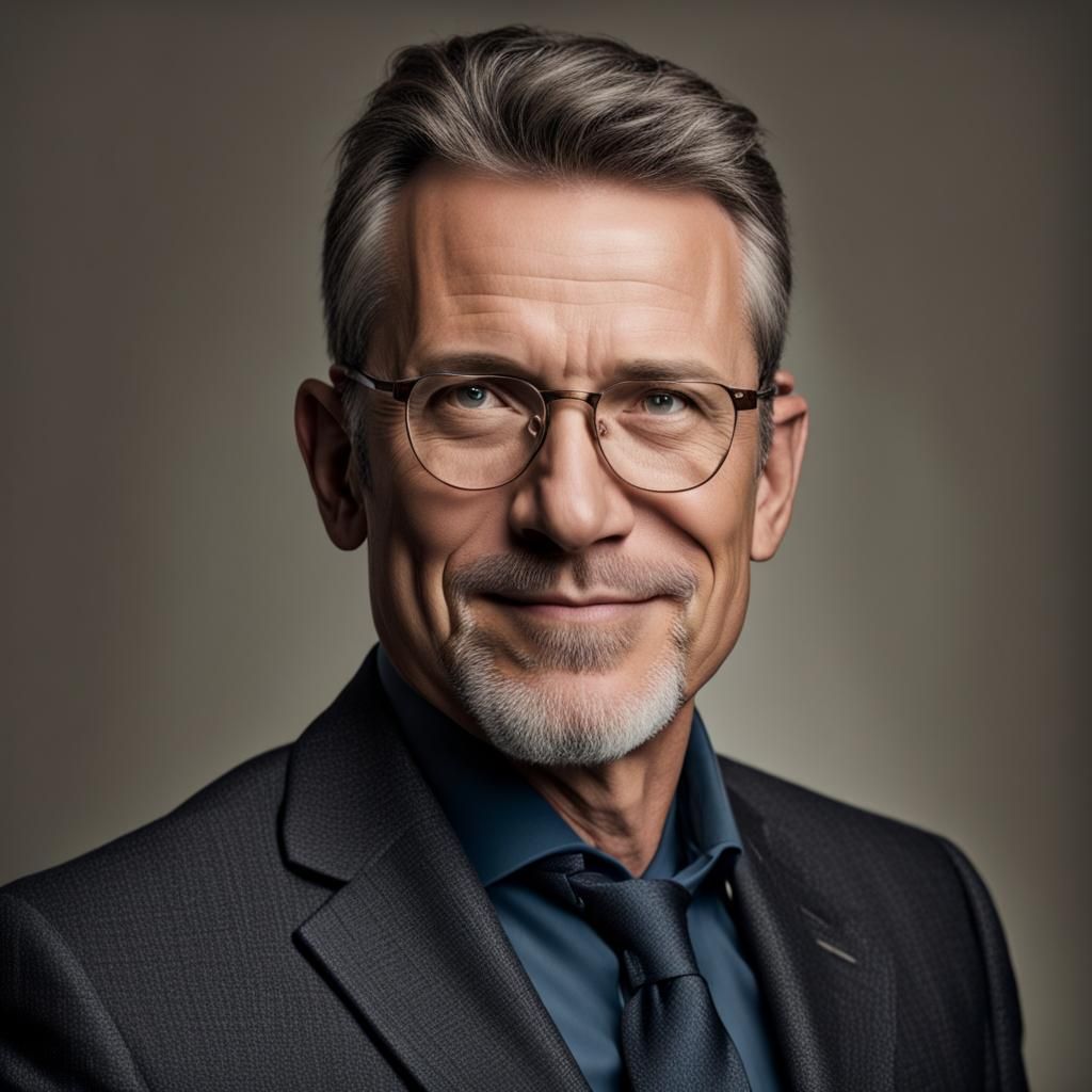 Professional Portrait of Successful Gay Businessman