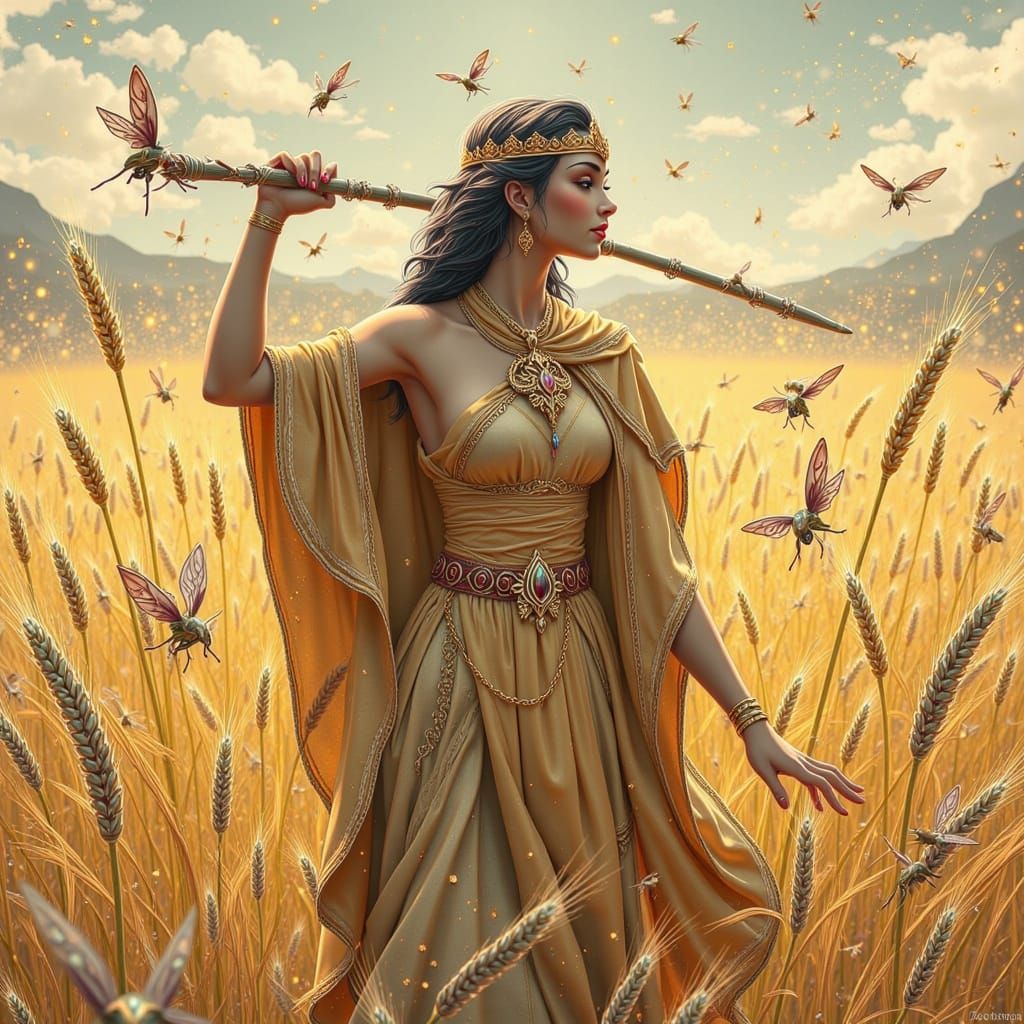 Virgo Zodiac Sign as Fae Maiden