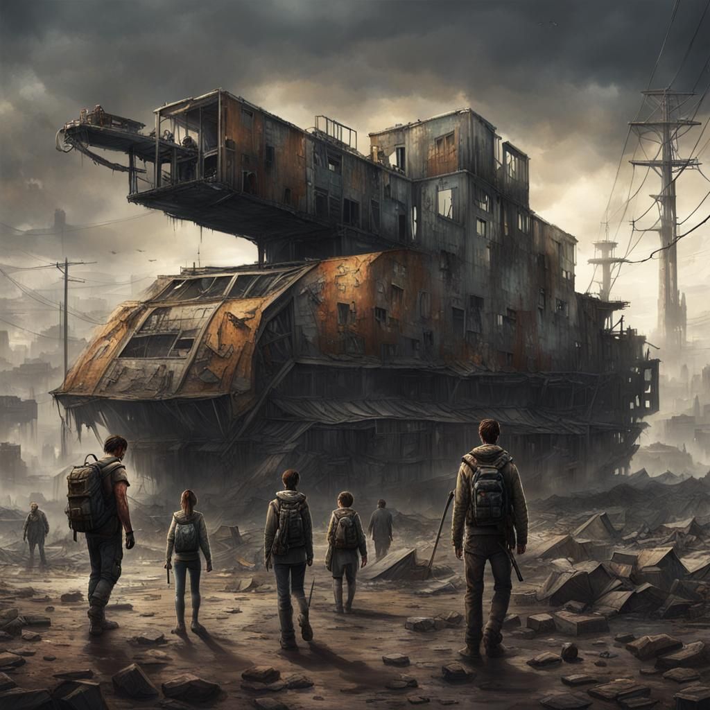 Post-Apocalyptic Humans: A Desolate Future