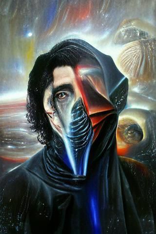 Realistic Alien Jedi in Sci-Fi Style