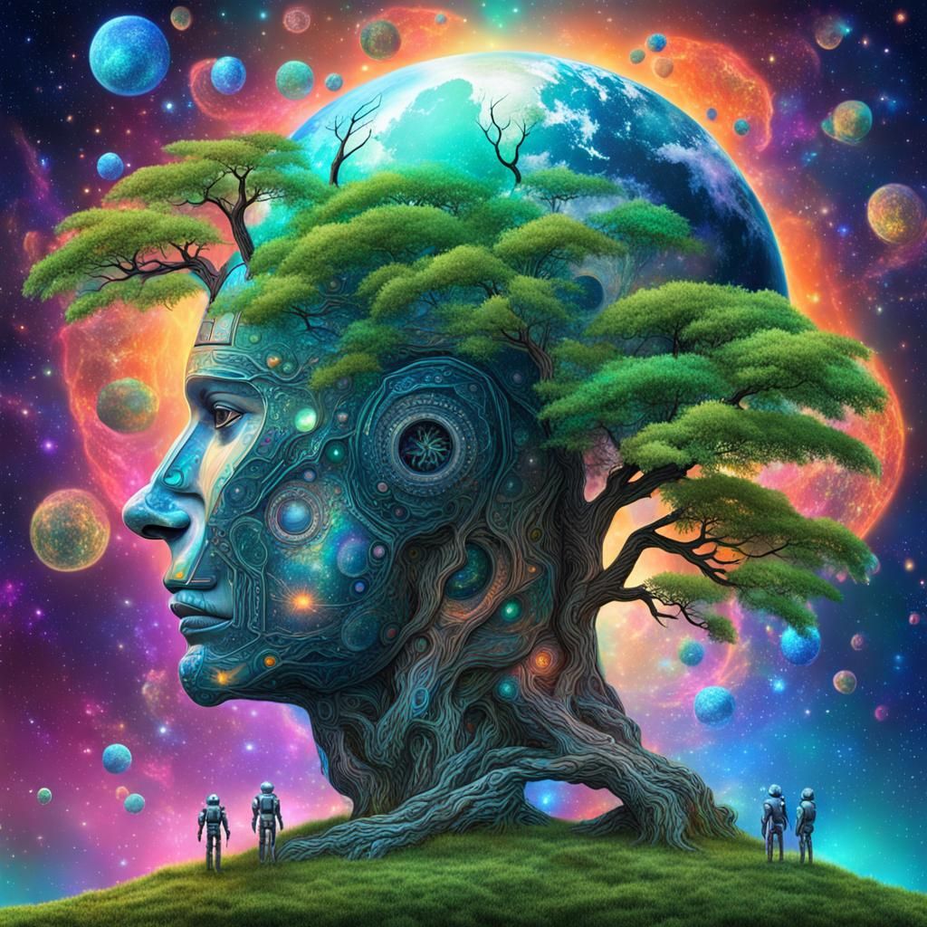 Robotic Earth Day: a Cosmic Holographic Celebration