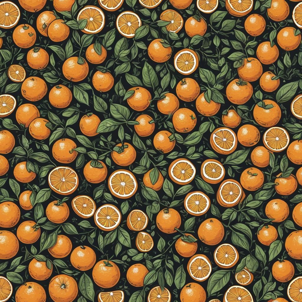 Life Evolves: A Visual Representation of Oranges