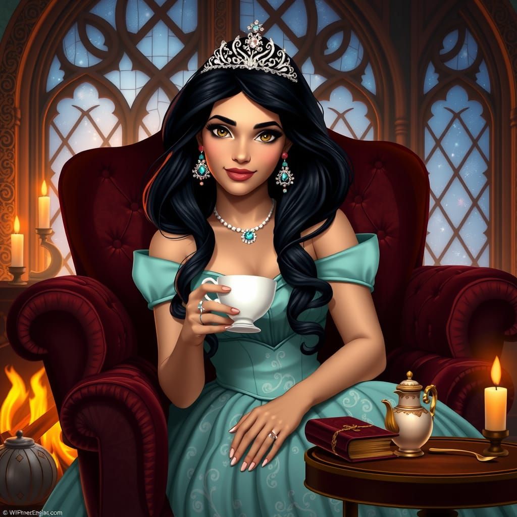 Royal Winter Wonderland in Elegant Victorian Style