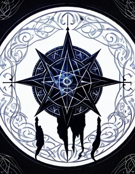 Eldritch Beauty: A Hyperdetailed Occult Sigil
