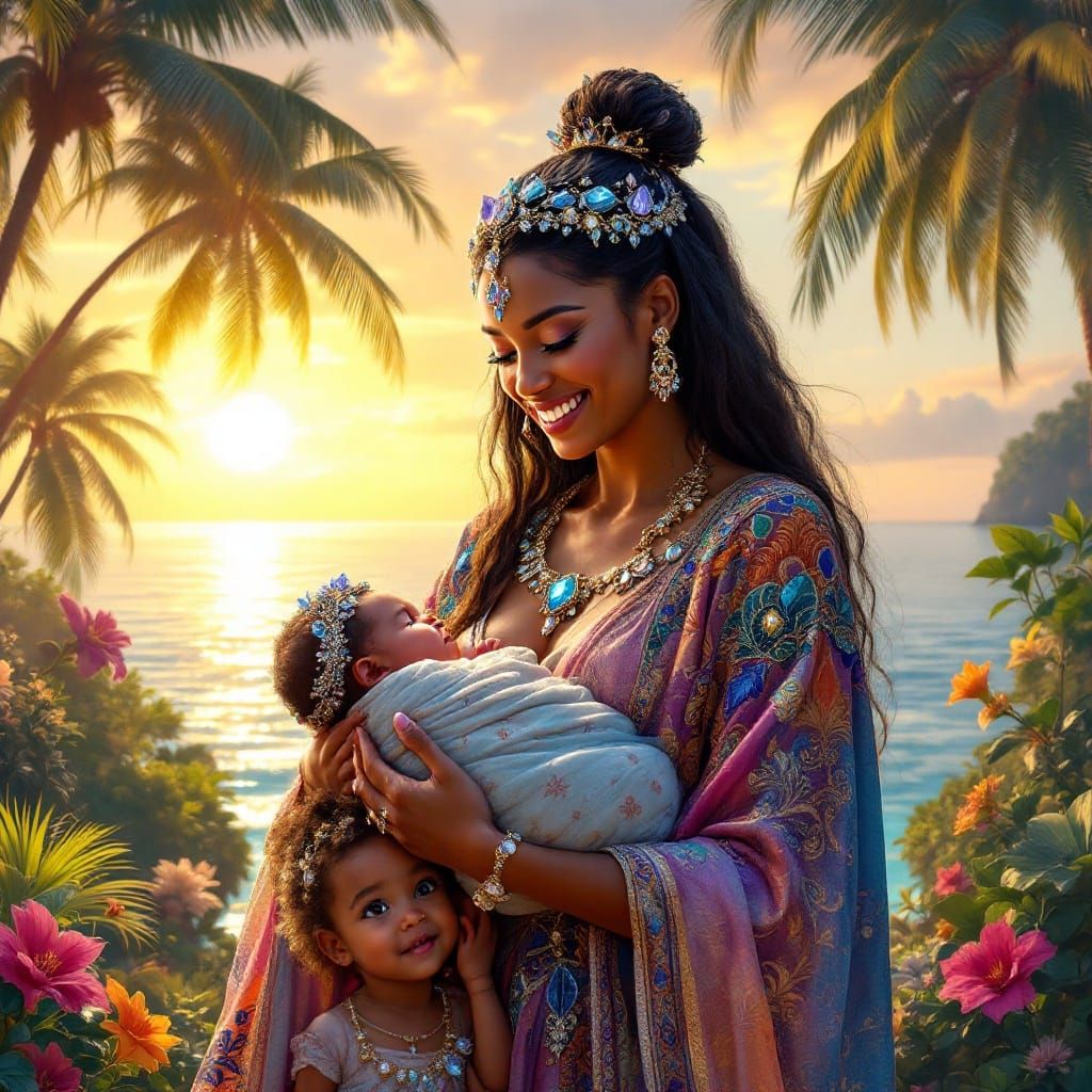 Lemurian mother