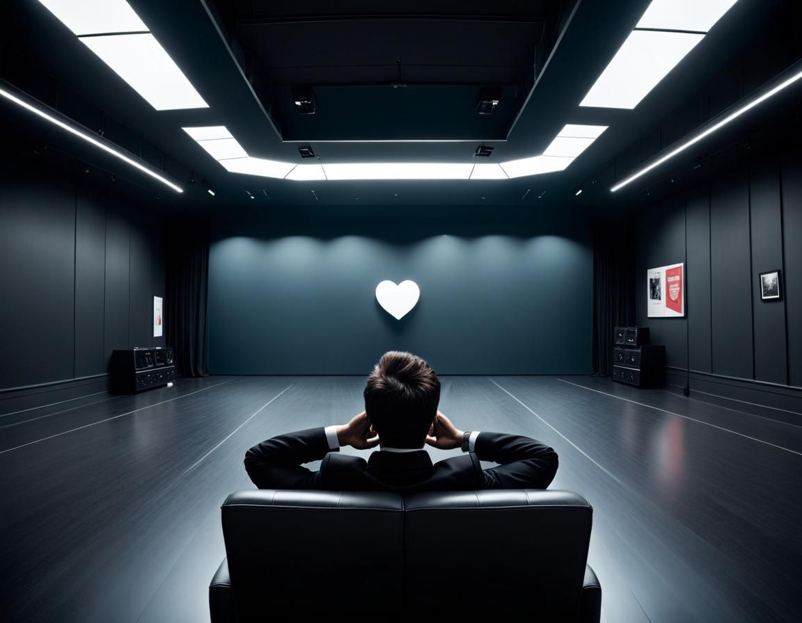 Abstract Loneliness Echoes in Stillness