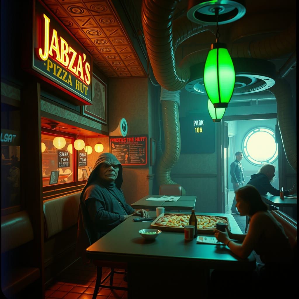 Jabba's Pizza Hut: An Intergalactic Eatery