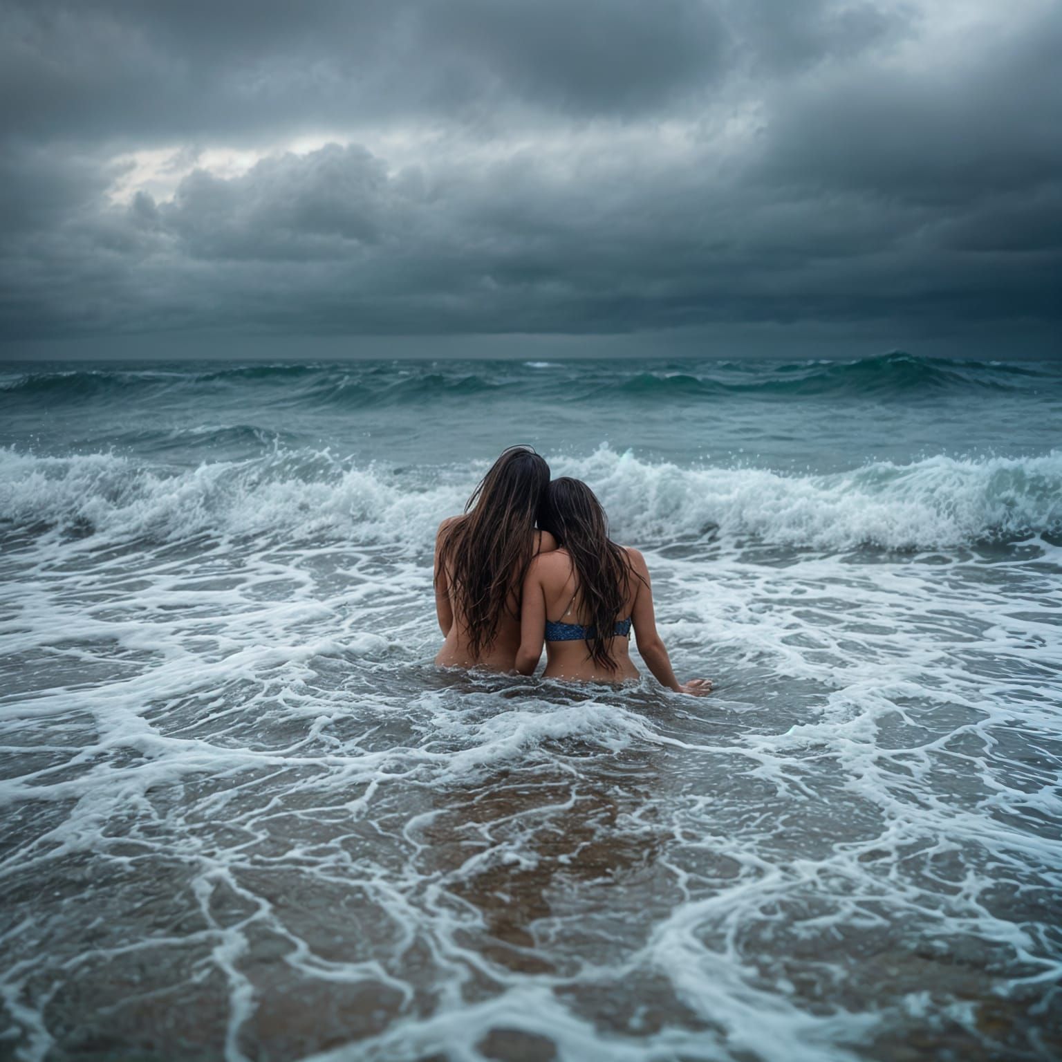 Ethereal Oceanic Beauty Captured in Hyperrealistic Detail