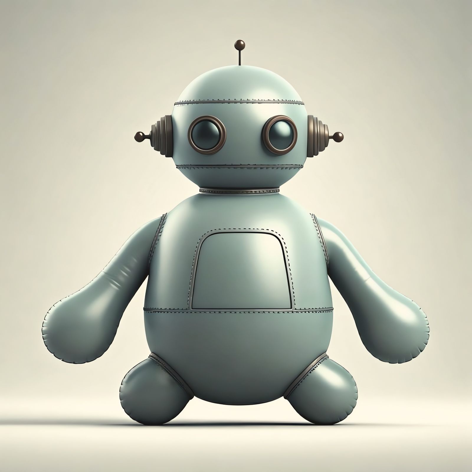 Inflatable Robot: High-Resolution 3D Render