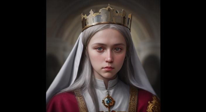 Saint Olga of Kiev: Hyperrealistic Portrait