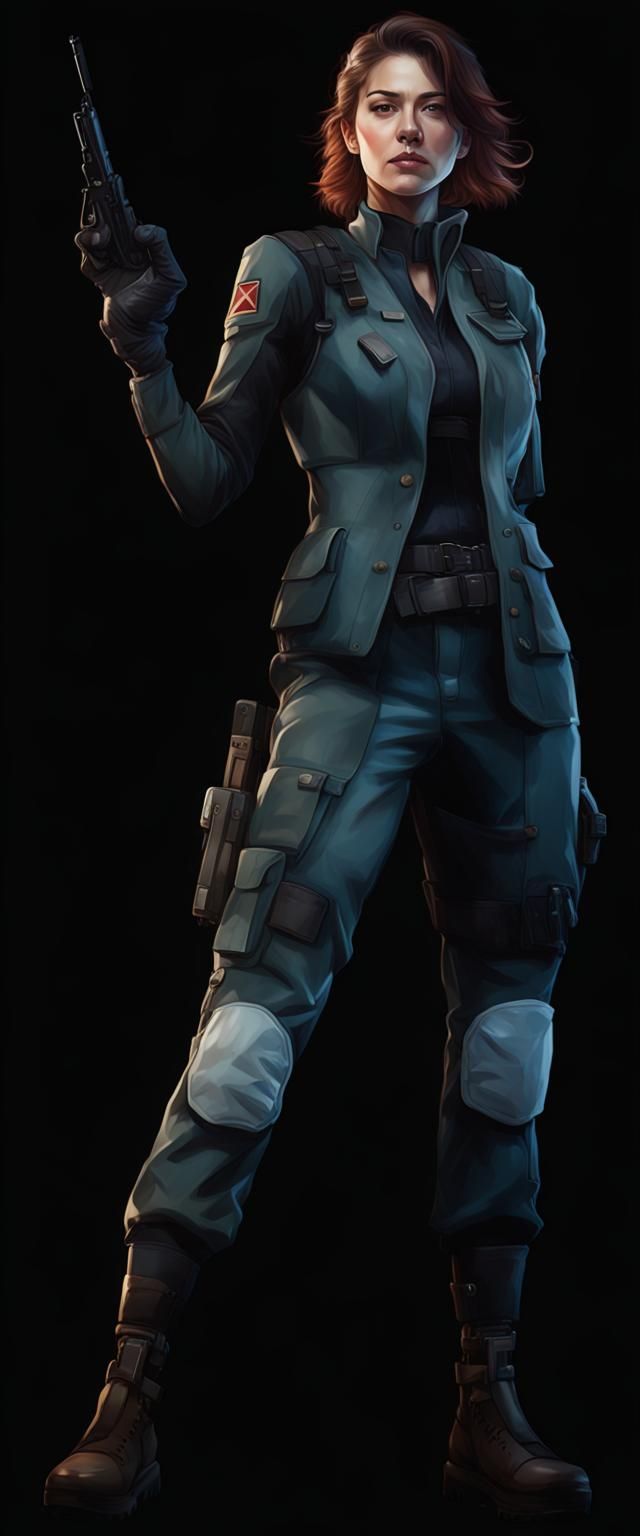 Meryl Silverburgh Portrait: Dynamic Detailed Digital Art