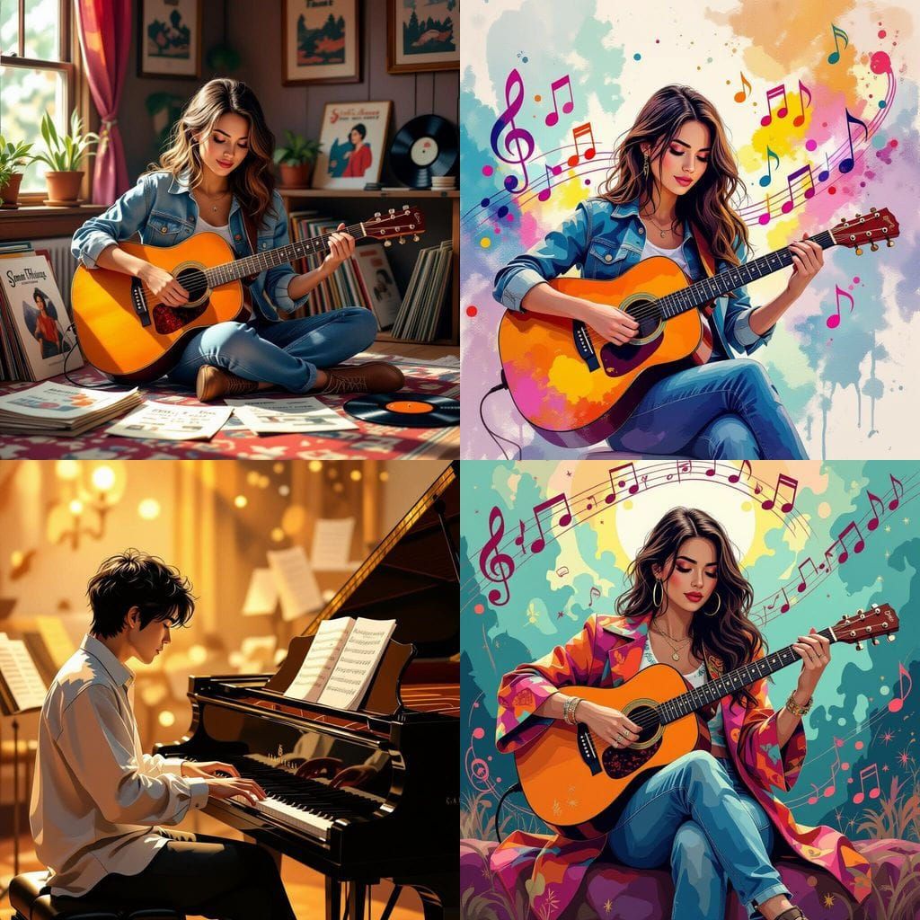 AI Generated Image of Abstract Musical Concepts