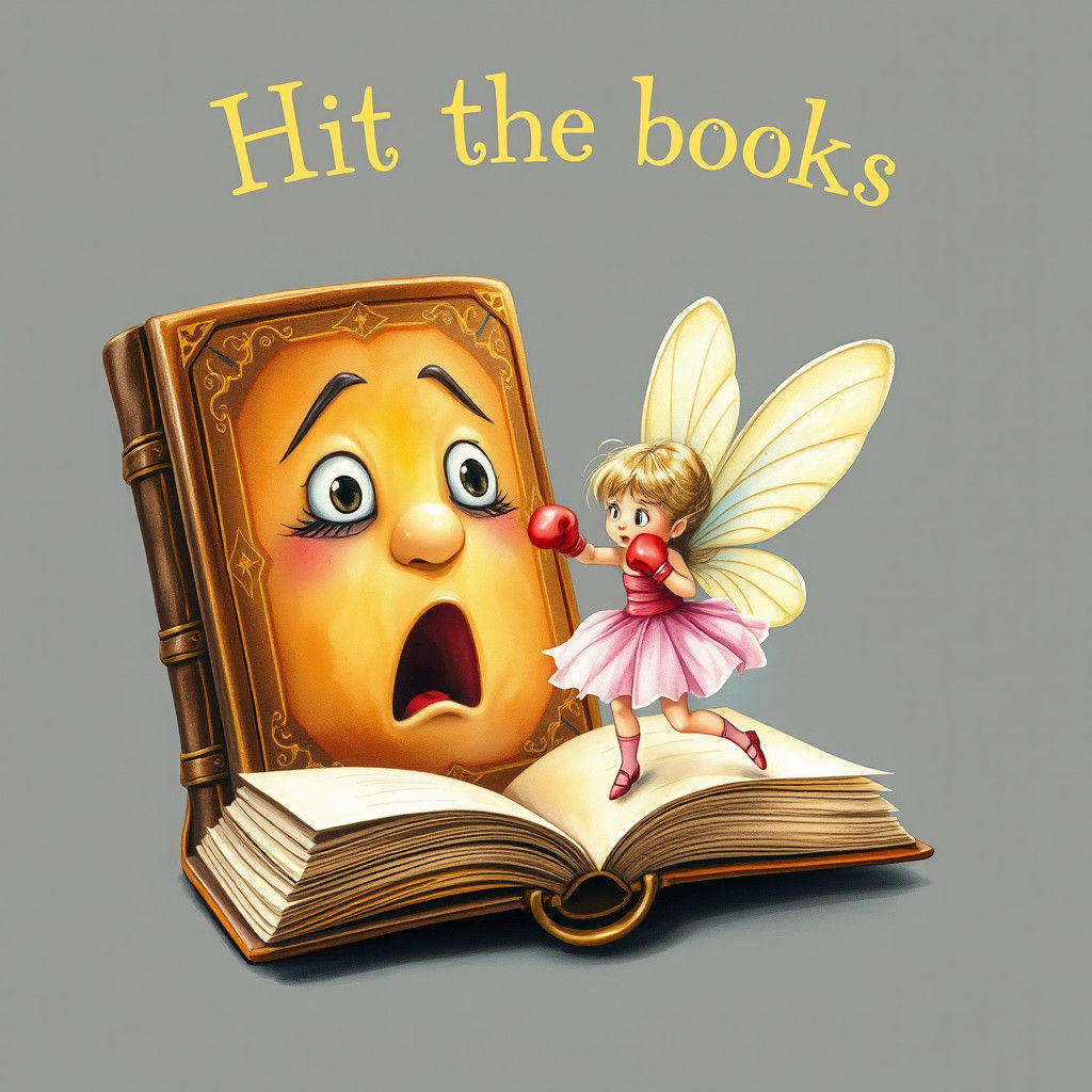 Fairy Punches Book in Whimsical Watercolor Art