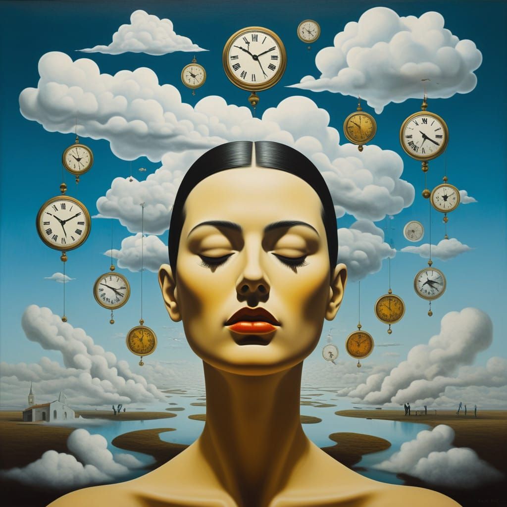Ethereal Surrealist Dreamscapes in Hypnosis