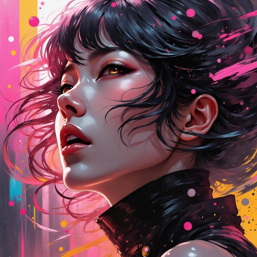 Black Pink Singing Hyperrealistically on Stage