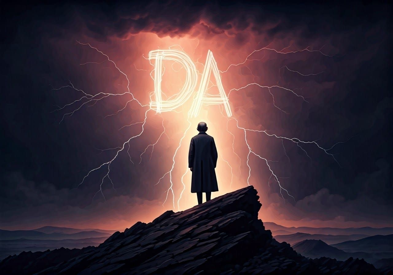 T.S. Eliot on a Mountain: Watercolor Artstation