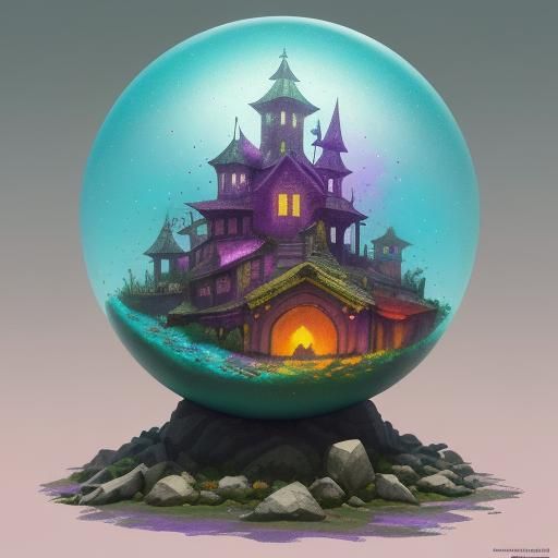 Autumnal Limestone Quarry Scene in Polychromatic Graffiti St...