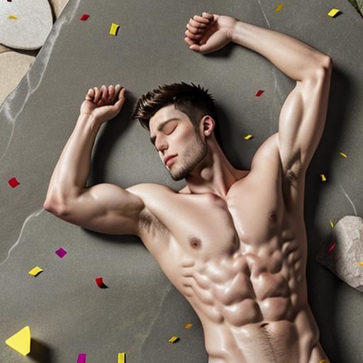 Confetti Dreams: Sleepless Youth on Stone Floor