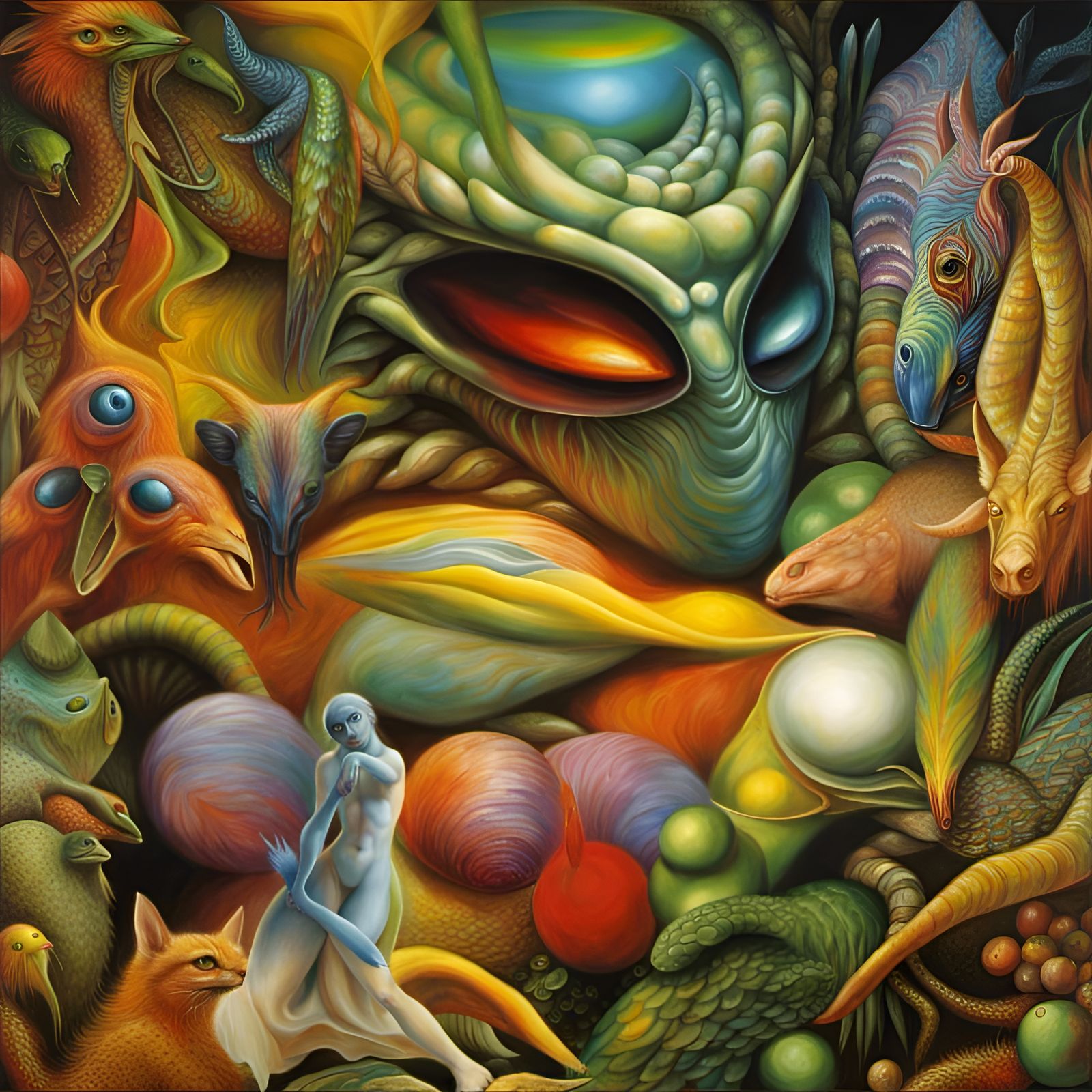 Exotic Creatures in Hyperreal 3D Render