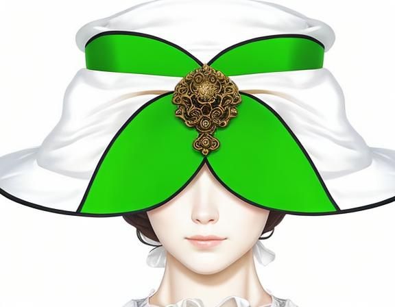 Rococo Ivory Dress with Silk Hat