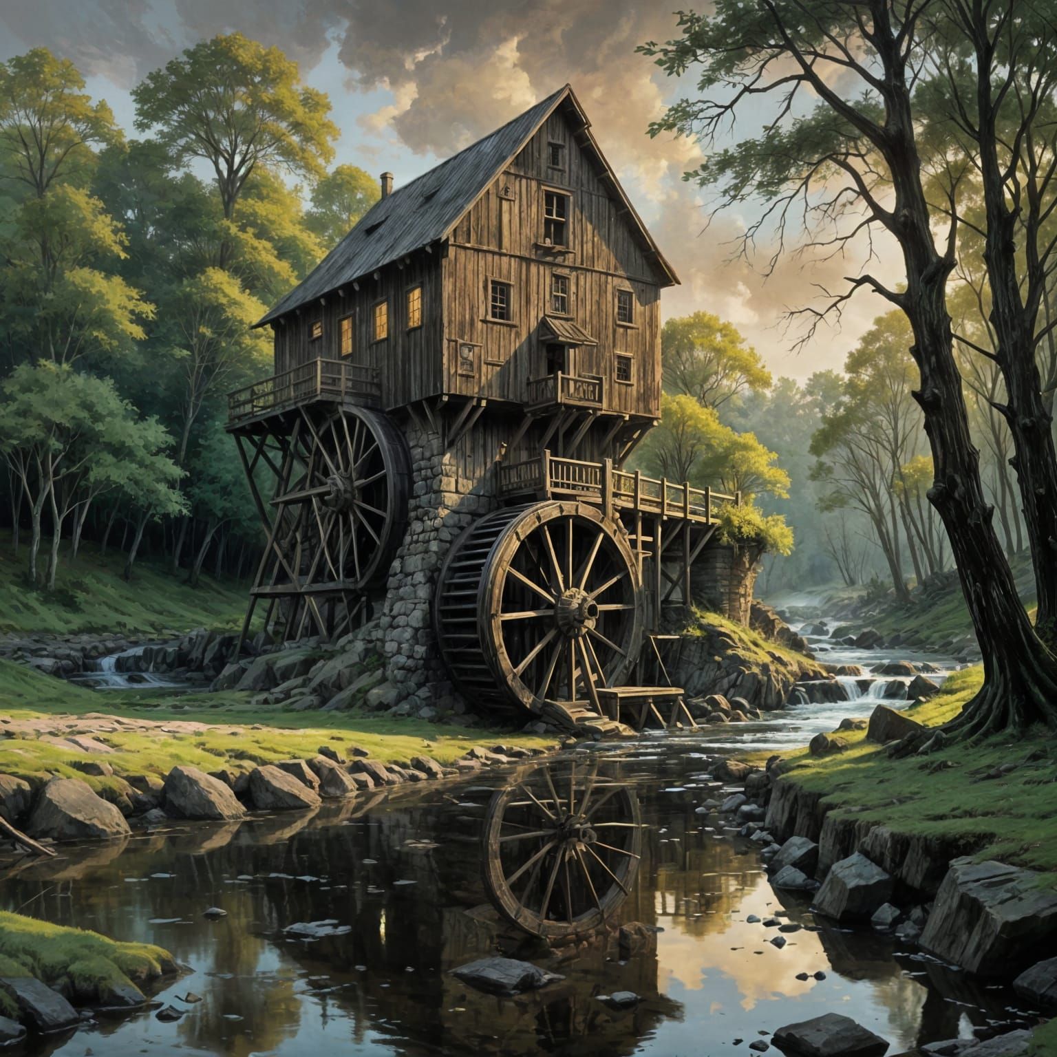 Fantastical Industrial Wonderland Amidst Nature