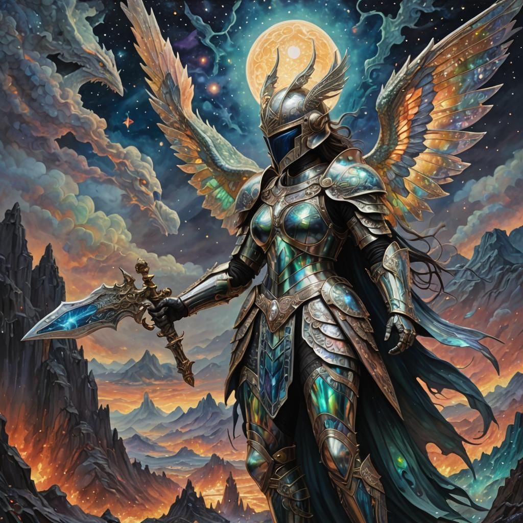 Spectrolite Knight Army Against Fire Horde