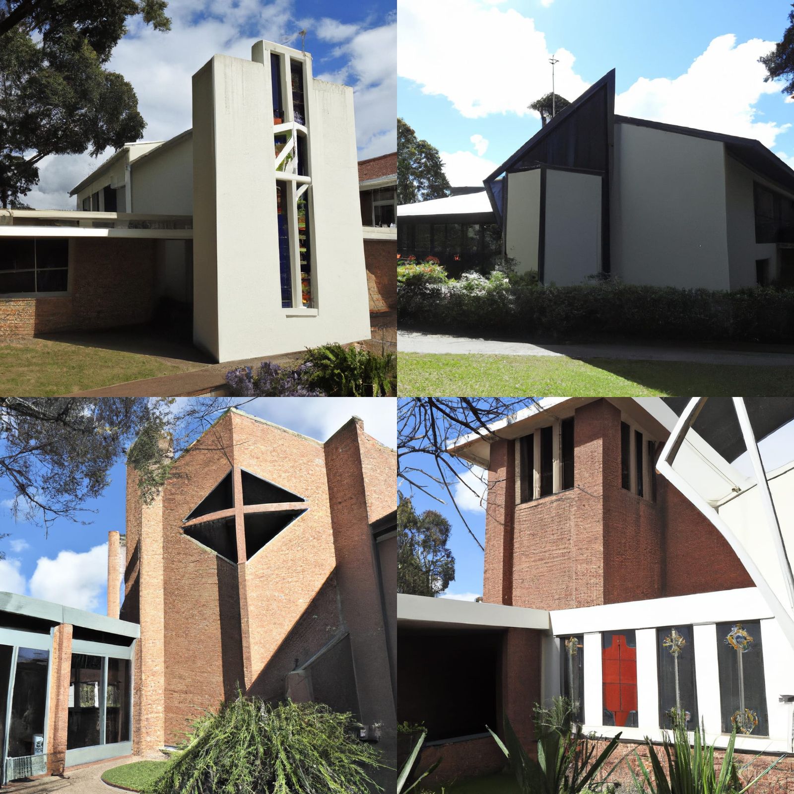 Abstract Anglican Church in Maylands, Inspired by Cubism