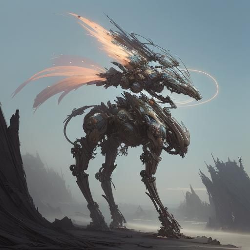 Ellen Jewett-Inspired Biomechanical Sculpture