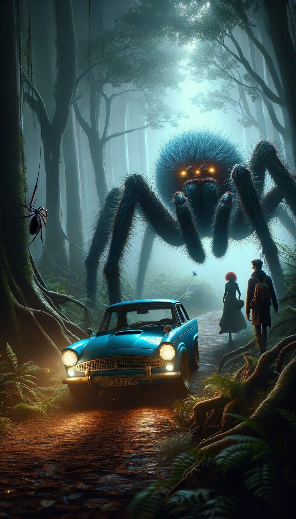 Acromantulas and Ford Anglia