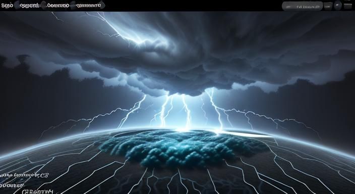 3D Storm Created from JavaScript Programming Codes