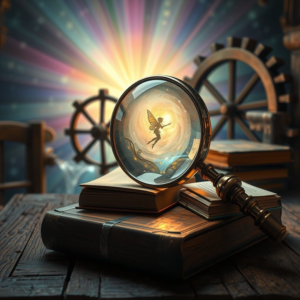 Whimsical Realism: Fairy Tale Realm through an Antique Lens