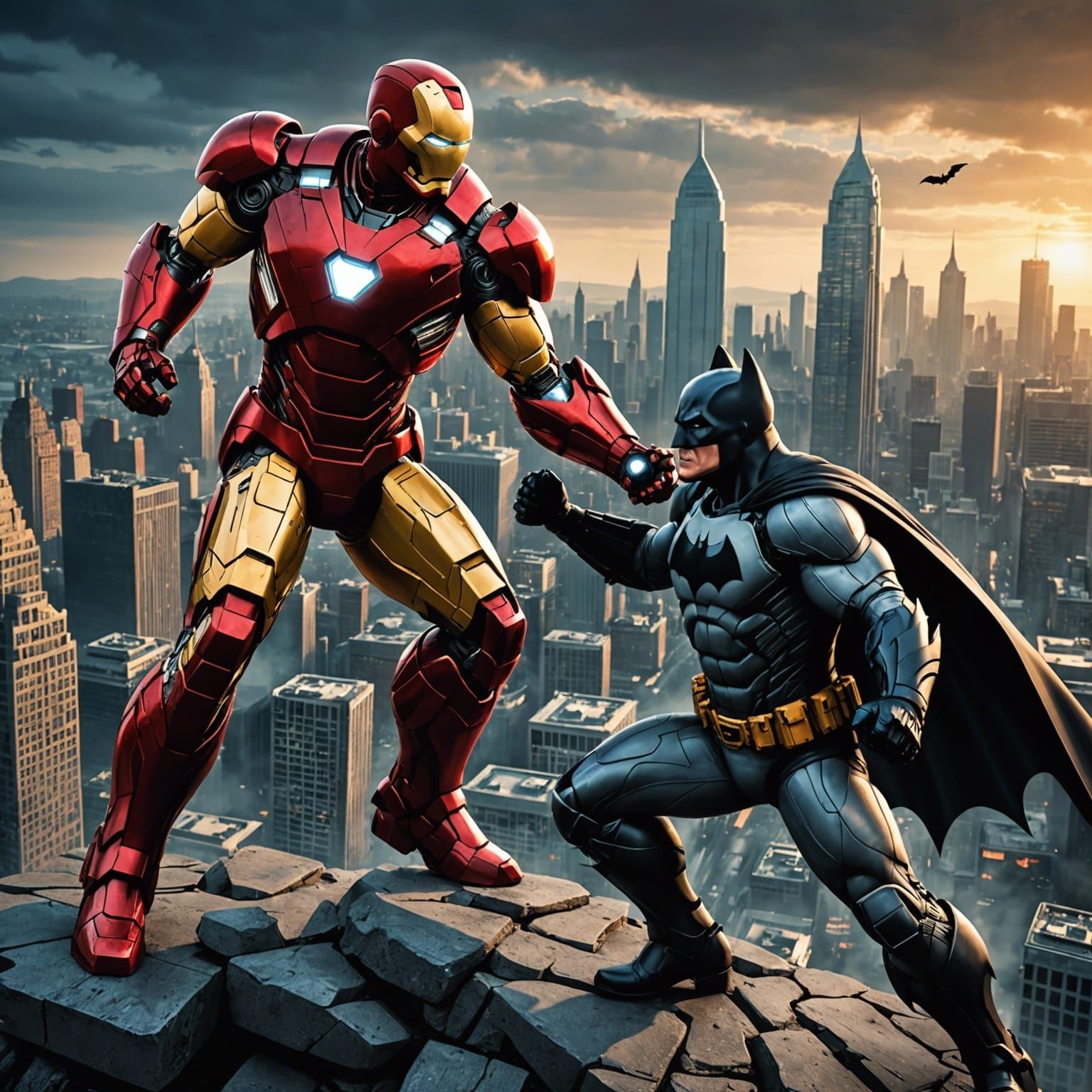 Iron Man vs Batman: Graphic Novel Battle