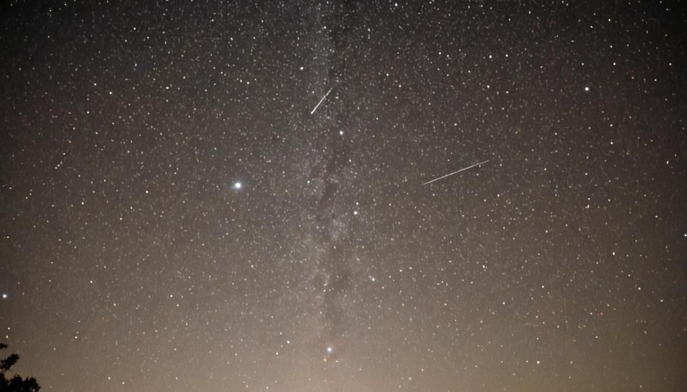 Southern Cross Constellation in Dark Night Sky