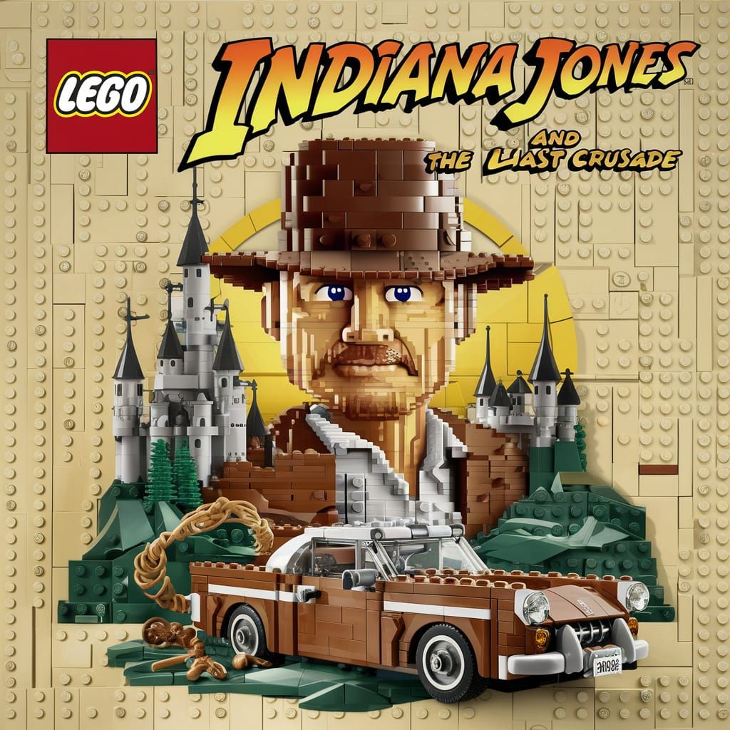Lego Indiana Jones Poster: Last Crusade Adventure