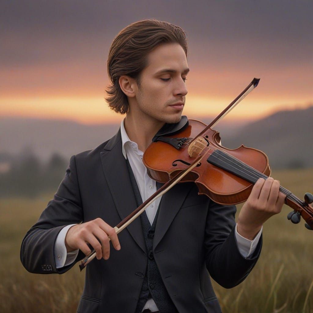 Romantic Evening Concerto in Golden Light